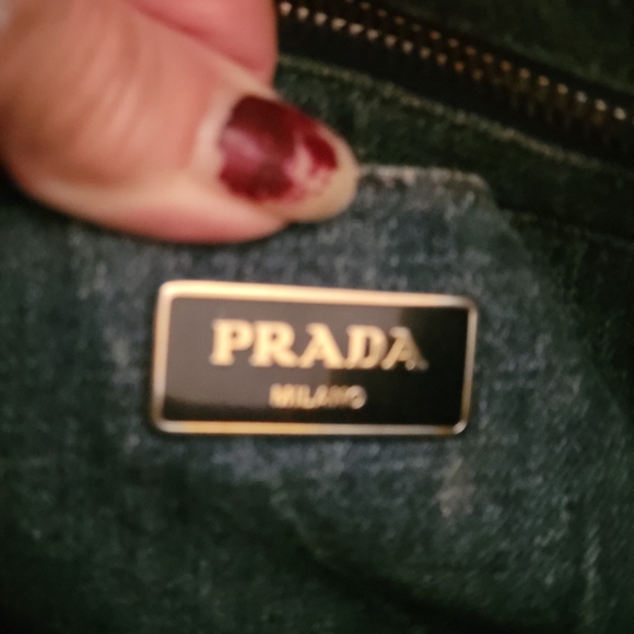 PRADA DENIM Vintage Canapa 2Way Shoulder Bag - Picture 8 of 15